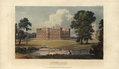 Enmore Castle, Somerset, sæde for jarlen af Egmont. af British School