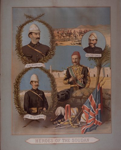 Heroes of the Soudan 1885 (chromolitho) af British School