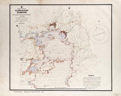 Irland - Vestkysten, Glengariff Harbour. Opmålt af den kvalificerende klasse på navigationsskolen i september-oktober 1912. af British School