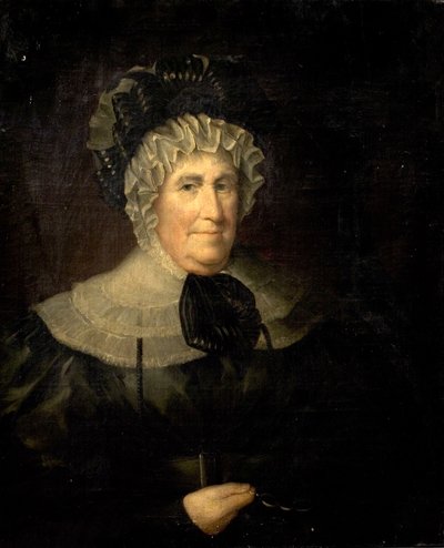 Lady in a Frilled Cap (olie på lærred) af British School