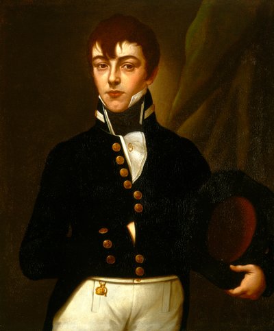 Midshipman Robert Deans (1790-1867) af British School
