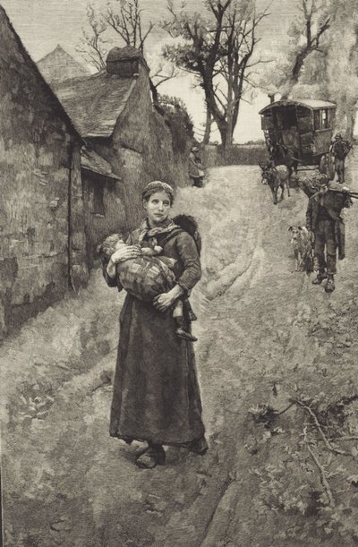 Fattig landsenke (gravering) af British School