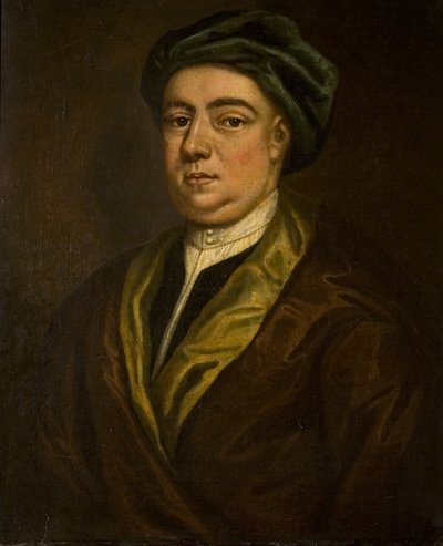 Portræt af en ukendt gentleman (engang siges at være et Hogarth-selvportræt), 1730