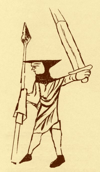 Skotsk fodsoldat under Edward I af British School