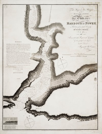 Havnen i Fowey, Cornwall af British School