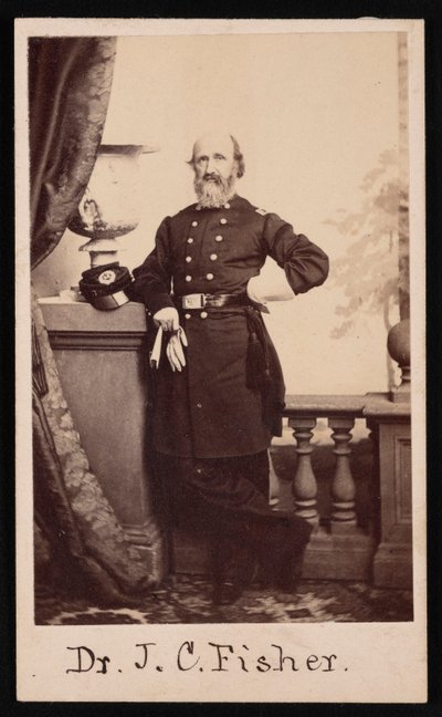Portræt af Dr. James C. Fisher, 1863. af Broadbent and Co