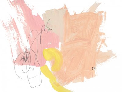 Moderne abstrakt i pastelfarver af Bronwyn Baker