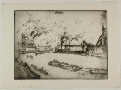 På Calumet af Bror Julius Olsson Nordfeldt