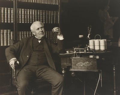 Thomas Alva Edison (1847-1931) af Brothers Pach