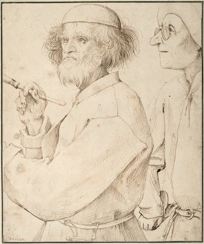 Maleren og Køberen, ca. 1565 af Bruegel