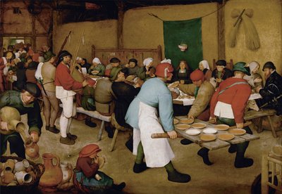 Bondebrylluppet, ca 1568 af Bruegel
