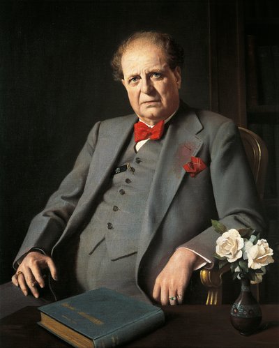 Portræt af Pietro Mascagni (Livorno af Bruno Croatto