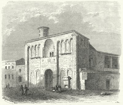 Theoderik den Stores palads i Ravenna af Bruno Heinrich Strassberger