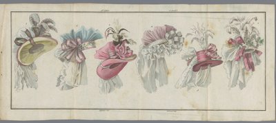 Magazine of New French and English Fashions, 20. juli 1787, 25. notesbog, 2. årgang af Buisson