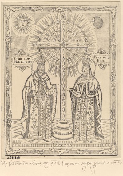 Sankt Konstantin og Sankt Elena af Bulgarian 19th Century