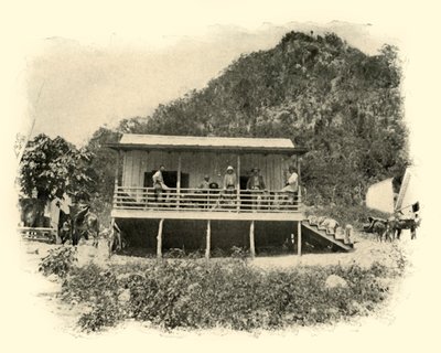 Journal Headquarters, Daiquiri, spansk-amerikansk krig, juni 1898, 1899. af Burr McIntosh