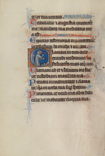 Initial C: En munk, der gestikulerer mod jorden af Bute Master