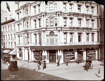 Gilsey House, Broadway og 29th Street, New York, 1906 (sølv gelatinetryk) af Byron Company