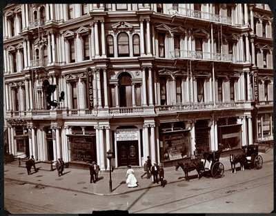 Gilsey House, Broadway and 29th Street, New York, ca. 1905 (sølv gelatinetryk) af Byron Company