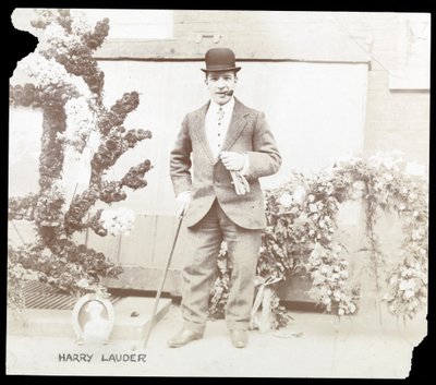 Harry Lauder, ca. 1905 (sølv gelatinetryk) af Byron Company