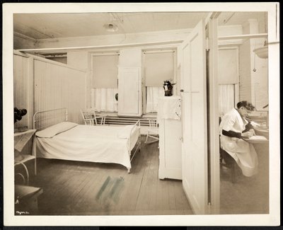 Hospitalsstue, 1928 (sølv gelatinetryk) af Byron Company