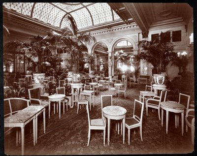 Lounge på Plaza Hotel, ca. 1907 (sølv gelatinetryk) af Byron Company