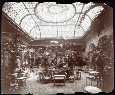 Lounge på Plaza Hotel, ca. 1907 (sølv gelatinetryk) af Byron Company