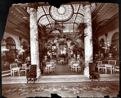 Lounge på Plaza Hotel, ca. 1907 (sølv gelatinetryk) af Byron Company