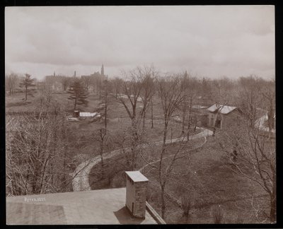 En del af Erlich ejendom på Hudson, New York, 1896-98 (sølv gelatine print) af Byron Company