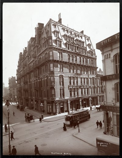 Hotel Victoria, det sydøstlige hjørne af Broadway og 27th Street, New York, 1900 eller 1901 (sølv gelatinetryk) af Byron Company