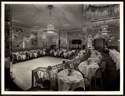Iridium-værelset på Hotel St. Regis, 1937 (sølvgelatineprint) af Byron Company