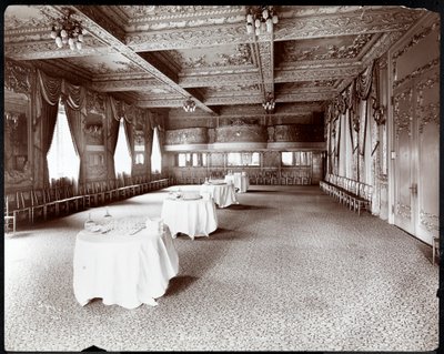 Receptionslokalet på Hotel Delmonico, 1902 (sølv gelatinetryk) af Byron Company
