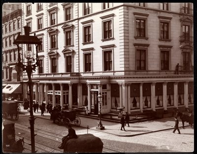 James Hotel, det nordøstlige hjørne af Broadway og 26th eller 27th Street, New York, 1896 (sølvgelatineprint) af Byron Company