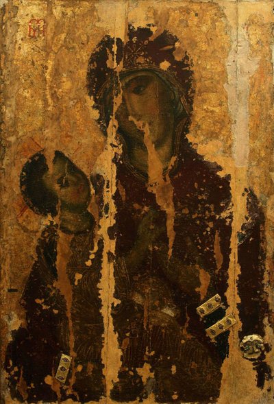 Ikon for Guds Moder af Chelm, 11. århundrede af Byzantine
