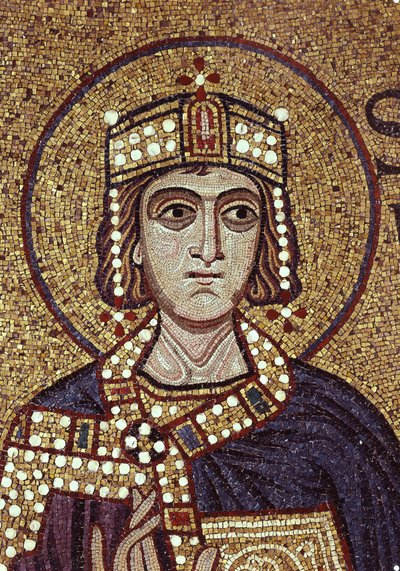 Kong Salomon Detalje af indvendige mosaikker i St. Marks-basilikaen, 1100-tallet af Byzantine Byzantine