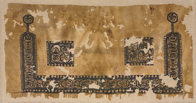 Nederste del af en tunika, 400-tal af Byzantine PeriodEgyptian