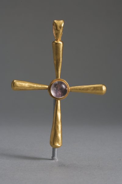Kors (guld og ametyst) af Byzantine School