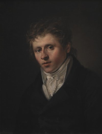 Portræt af maleren Johan Christian Dahl af C.A. Jensen