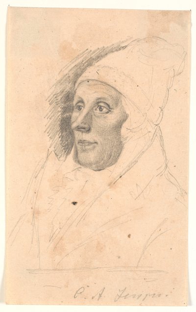Portræt af købmand Andreas Christiansen i Flensborg af C.A. Jensen