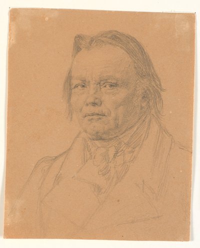 Portræt af regimentsdyrlæge J.C. Freund af C.A. Jensen