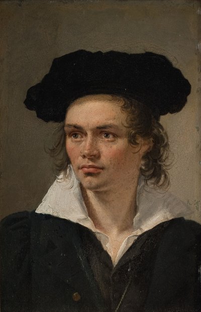 Billedhuggeren Hermann Ernst Freund af C.A. Jensen
