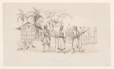 Atkinske tropper (titel på objekt) af C.D. Wulf (attributed to)