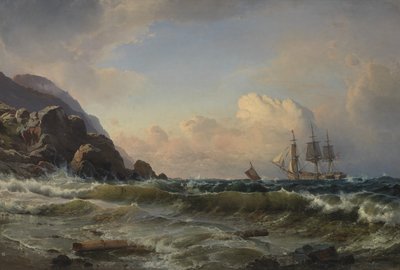 En norsk kystlinje af C.F. Sørensen