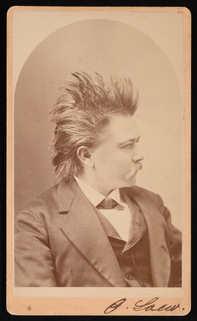 Portræt af Oscar Loew, omkring 1876. af CH McCallister