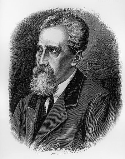 Portræt af Giuseppe Sirtori (1813-1874), italiensk soldat, general, patriot og politiker, gravering af J.B. and Brown J. Rowbotham