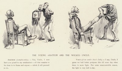 Den unge amatør og den onde onkel (litho) af C.J. Taylor