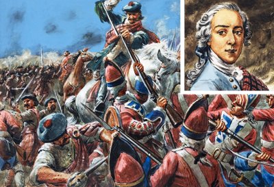 Slaget ved Culloden (gouache på papir) af C.L. Doughty