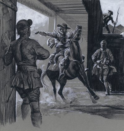 The Fort (gouache på papir) af C.L. Doughty