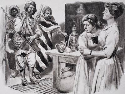 Heltinden fra Peshawar (gouache på papir) af C.L. Doughty