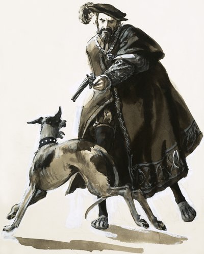 Thomas Seymour fik afløb for sin vrede ved at skyde en af kongens hunde af C.L. Doughty